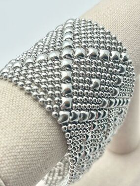 Sergio Gutierrez Liquid Metal Silver Bracelet